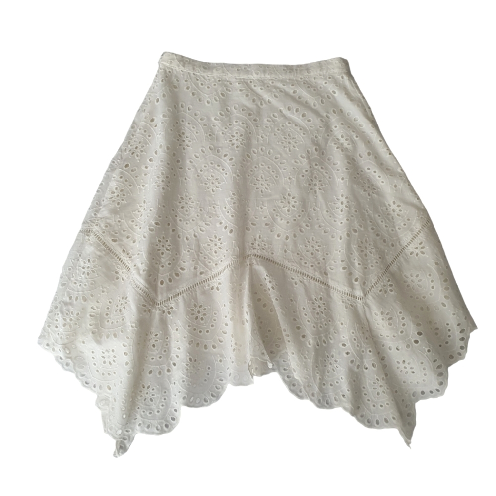 Mia Broderie Anglaise Lined Skirt - Picture 2 of 11